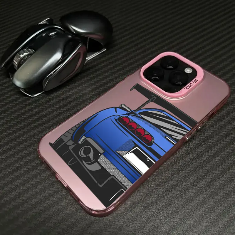 Cartoon Tokyo JDM Male Car Coque For Apple iPhone 16e 16 14 15 13 11 Pro Max Plus Case 12 13 Mini 16e Shockproof Phone Cover Car Cartoon Tokyo JDM Male Car Coque For Apple iPhone 16e 16 14 15 13 11 Pro Max Plus Case 12 13 Mini 16e Shockproof Phone Cover Car