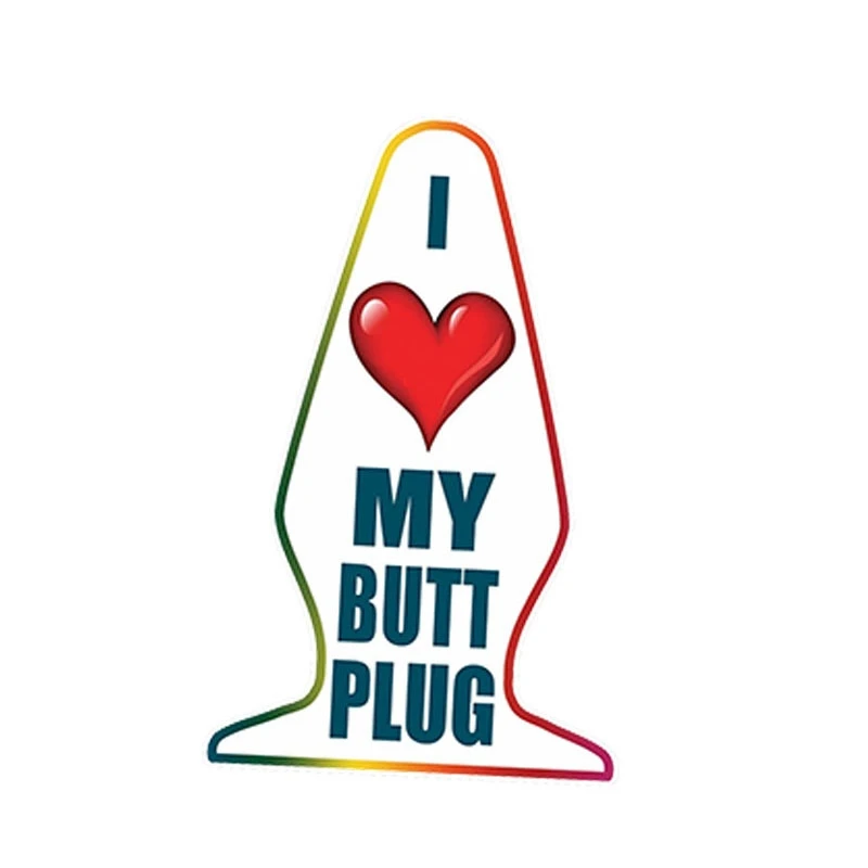 Z1052# Self-adhesive Decal I Love My Butt Plug Joke Prank Car Sticker Waterproof Auto Decors on Bumper Rear Window Laptop
Z1052# Self-adhesive Decal I Love My Butt Plug Joke Prank Car Sticker Waterproof Auto Decors on Bumper Rear Window Laptop