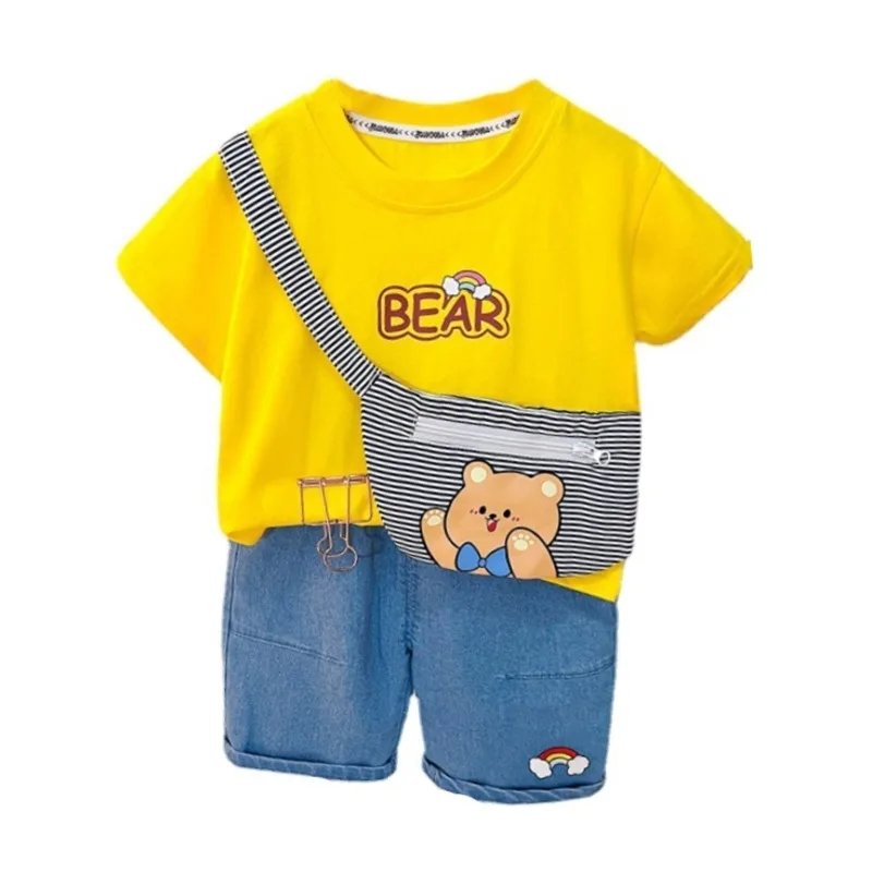 New Summer Baby Girls Clothes Suit Children Boys Fashion T-Shirt Shorts 2Pcs/Sets Toddler Casual Cotton Costume Kids Tracksuits
New Summer Baby Girls Clothes Suit Children Boys Fashion T-Shirt Shorts 2Pcs/Sets Toddler Casual Cotton Costume Kids Tracksuits
