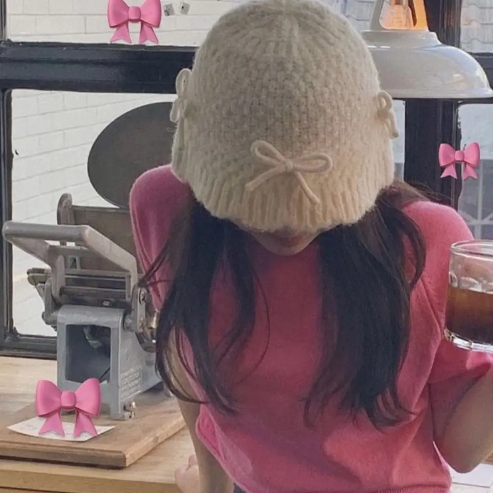 Ins Knitted Bucket Caps Cute Autumn and Winter Bow Decoration Fisherman Hat Versatile Version Casual Women's Hats
Ins Knitted Bucket Caps Cute Autumn and Winter Bow Decoration Fisherman Hat Versatile Version Casual Women's Hats