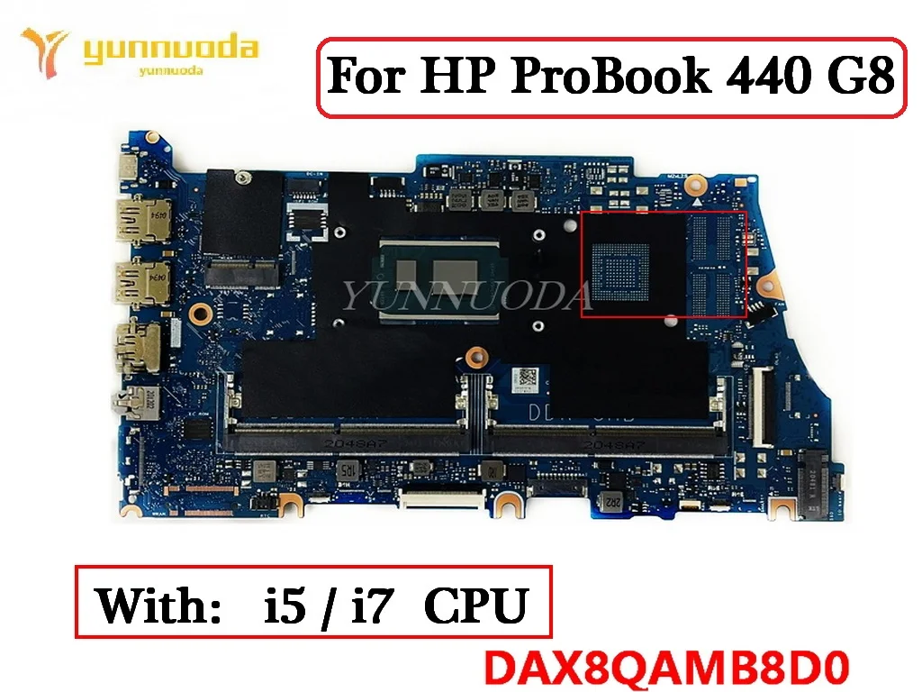 Материнская плата DAX8QAMB8D0 для ноутбука HP ProBook 440 G8 с процессором I5 I7
Материнская плата DAX8QAMB8D0 для ноутбука HP ProBook 440 G8 с процессором I5 I7