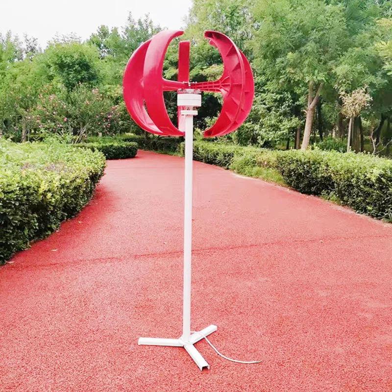 New 12V/24V wind turbine generator red lantern vertical wind turbine with charge controller household 220V
New 12V/24V wind turbine generator red lantern vertical wind turbine with charge controller household 220V
