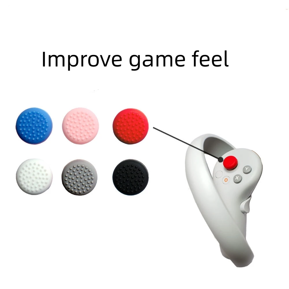 2Pcs Handle Rocker Key Cap Silicone Thumb Cap Anti-skid Particles For PICO4 VR Accessories
2Pcs Handle Rocker Key Cap Silicone Thumb Cap Anti-skid Particles For PICO4 VR Accessories