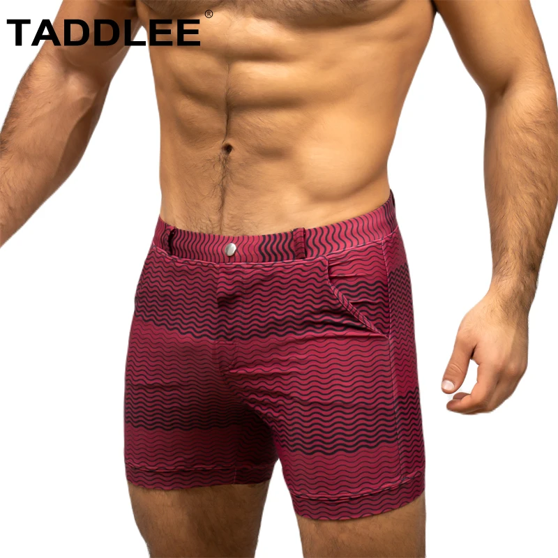 

Taddlee Brand Men Swimwear Board Beach Shorts Basic Traditional High Rise Swimsuits Long Cut Boxer Trunks Plus Size XXL