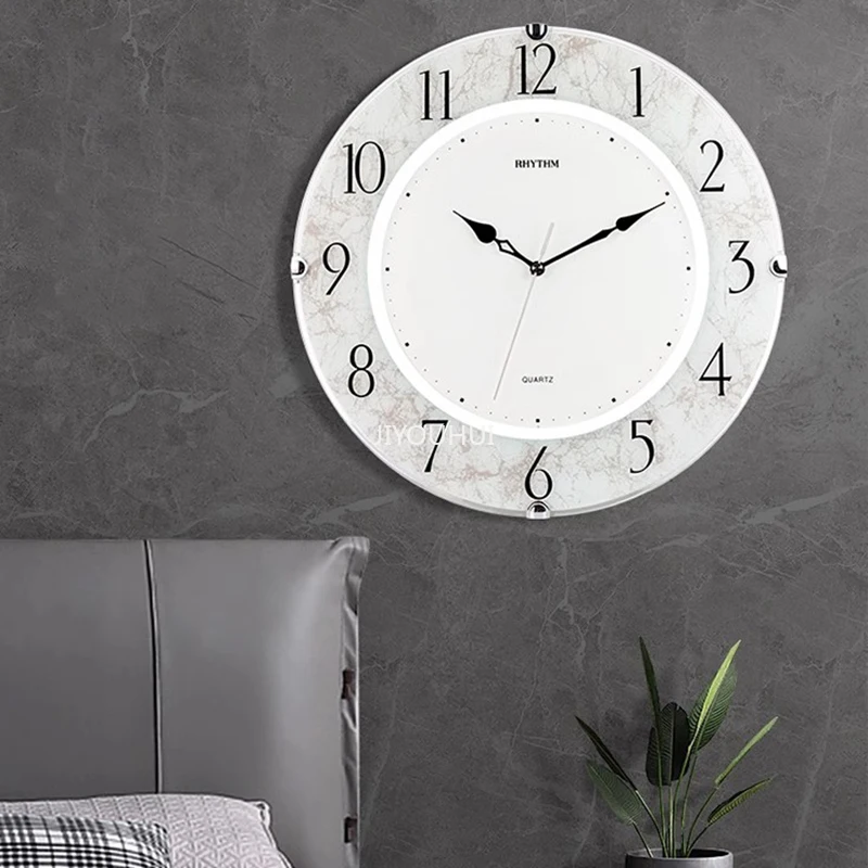 

Nordic Digital Clock Wall Modern Decoration Items Movement Battery Wall Clock Aesthetic Silen Saat Duvar Saat Iliving Room Decor