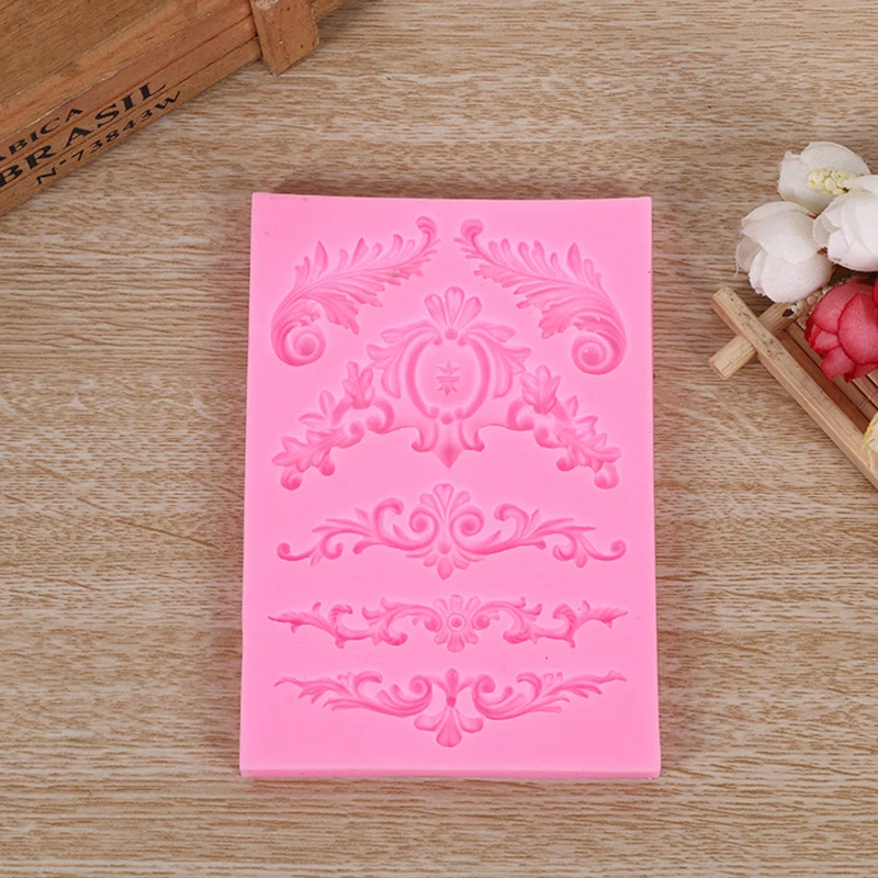 European Vintage Lace Pattern Silicone Mold DIY Fondant Cake Rim Dessert Pastry Decoration Candy Relief Chocolate Kitchen Baking
European Vintage Lace Pattern Silicone Mold DIY Fondant Cake Rim Dessert Pastry Decoration Candy Relief Chocolate Kitchen Baking