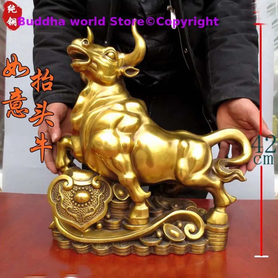 large Home finance company Bronze sculpture ART bring wealth money Stock market bull Career Success GOOD luck bull statue
large Home finance company Bronze sculpture ART bring wealth money Stock market bull Career Success GOOD luck bull statue