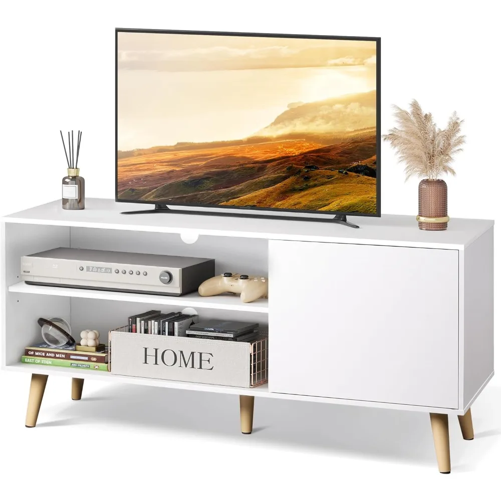 Современная ТВ-подставка среднего века для телевизора 55 дюймов, развлекательный центр с хранилищем, ТВ-приставка с открытыми полками для гостиной и спальни 
Современная ТВ-подставка среднего века для телевизора 55 дюймов, развлекательный центр с хранилищем, ТВ-приставка с открытыми полками для гостиной и спальни