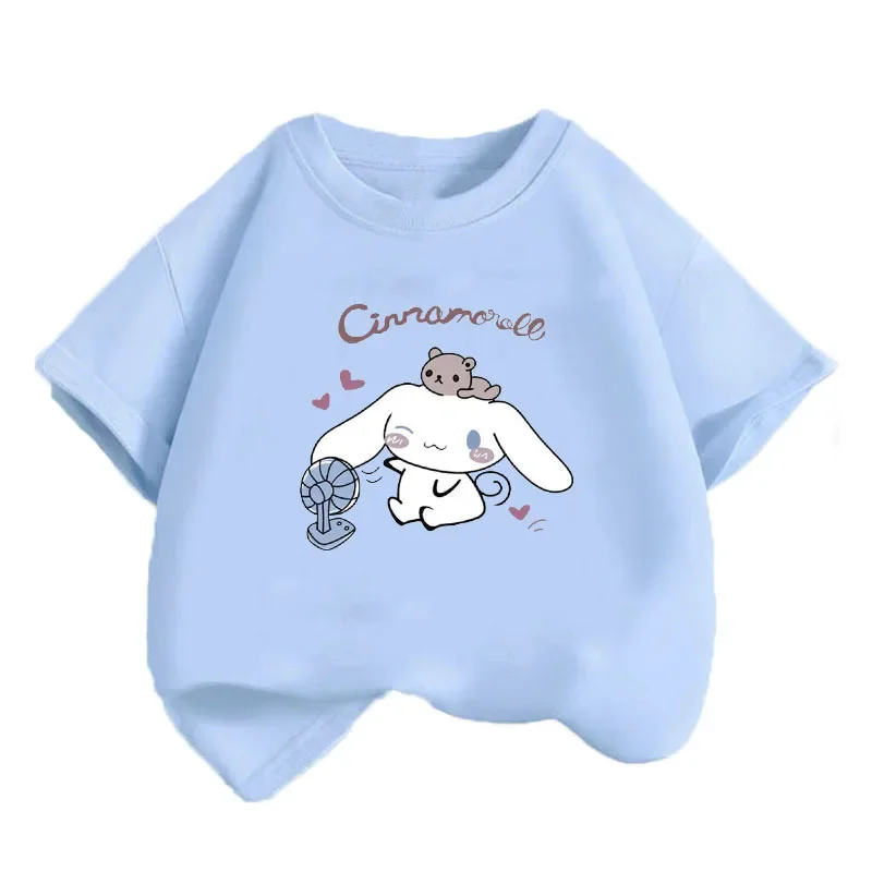 Летняя футболка с коротким рукавом Sanrio в стиле аниме, милый мультяшный персонаж, Детская свободная одежда с капюшоном, подарки для детей
Летняя футболка с коротким рукавом Sanrio в стиле аниме, милый мультяшный персонаж, Детская свободная одежда с капюшоном, подарки для детей