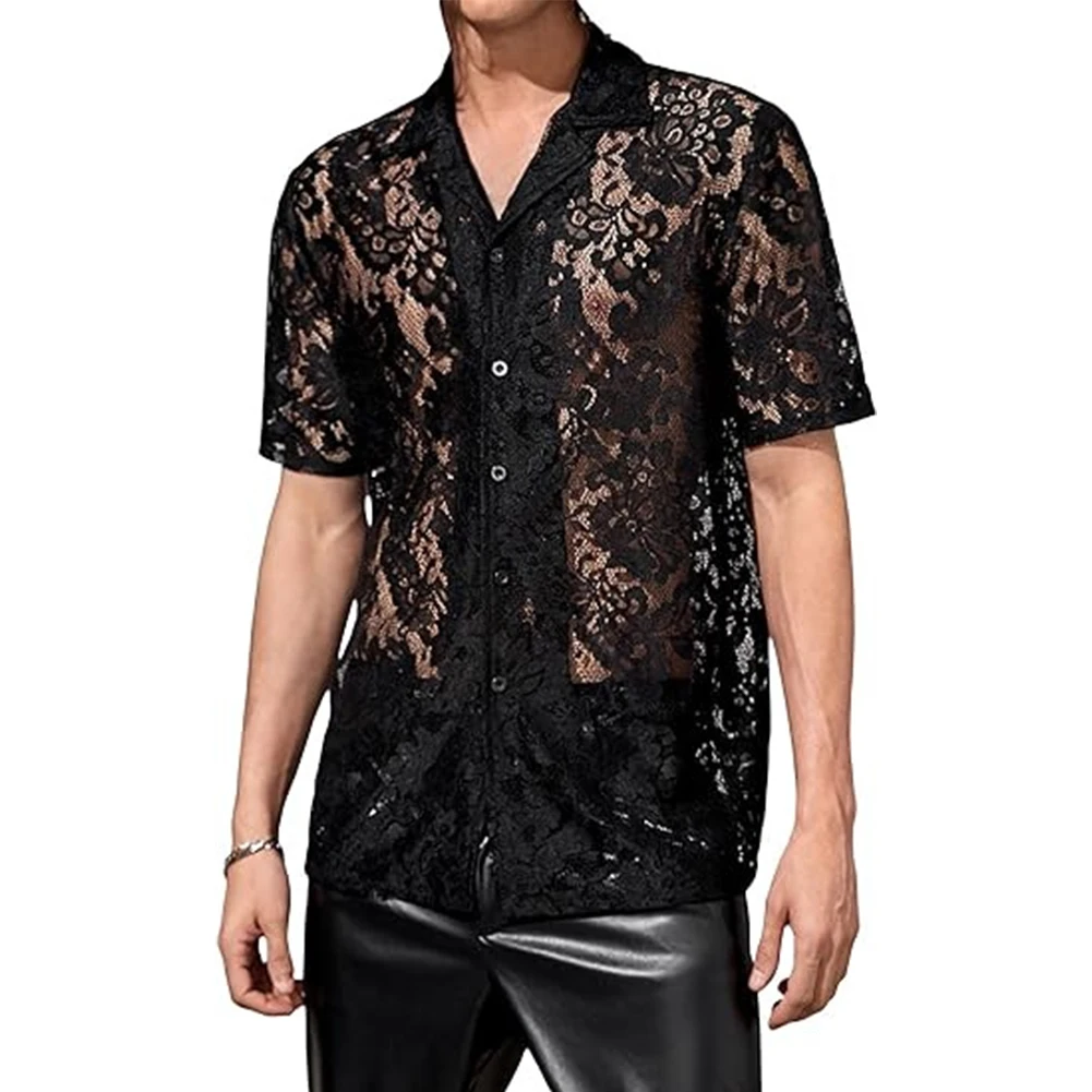 Night Club Shirt Shirt Party Polyester Regular See Through Sexy Brand New Short Sleeve Button Down Solid Color
Night Club Shirt Shirt Party Polyester Regular See Through Sexy Brand New Short Sleeve Button Down Solid Color
