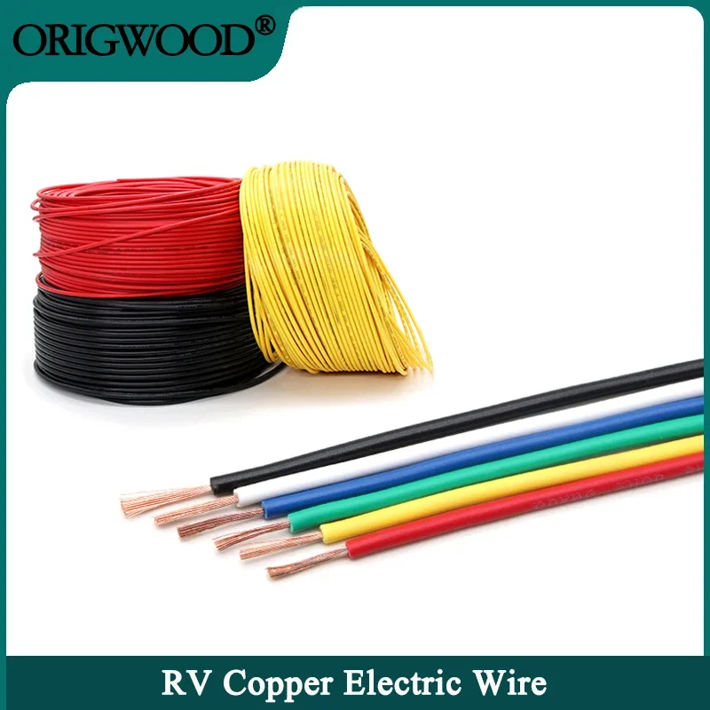 2/5/10m RV Copper Cable Electric Wire PVC Electrical Cable 300/500V Single-Core Multi-Strand Flexible Wire For Car Audio Wires
2/5/10m RV Copper Cable Electric Wire PVC Electrical Cable 300/500V Single-Core Multi-Strand Flexible Wire For Car Audio Wires