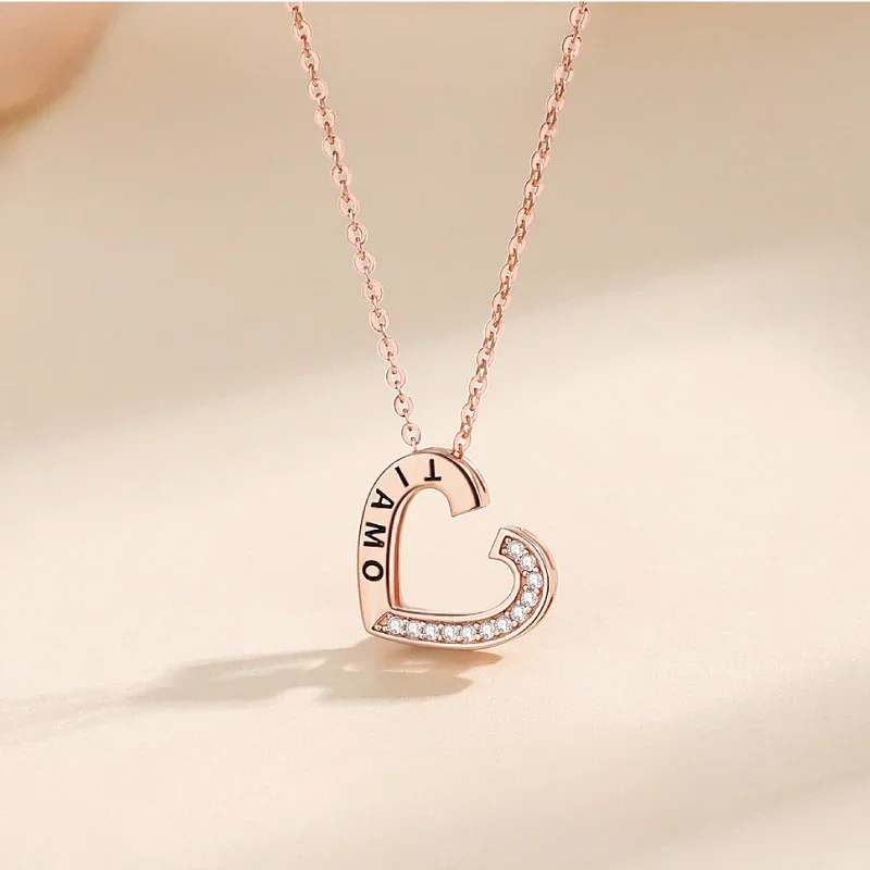 Y2K S925 Sterling Silver 2024 New Anti Allergy Love Women Pendant Light Luxury Fashion Necklace Girl Valentine Day Collar Chain
Y2K S925 Sterling Silver 2024 New Anti Allergy Love Women Pendant Light Luxury Fashion Necklace Girl Valentine Day Collar Chain