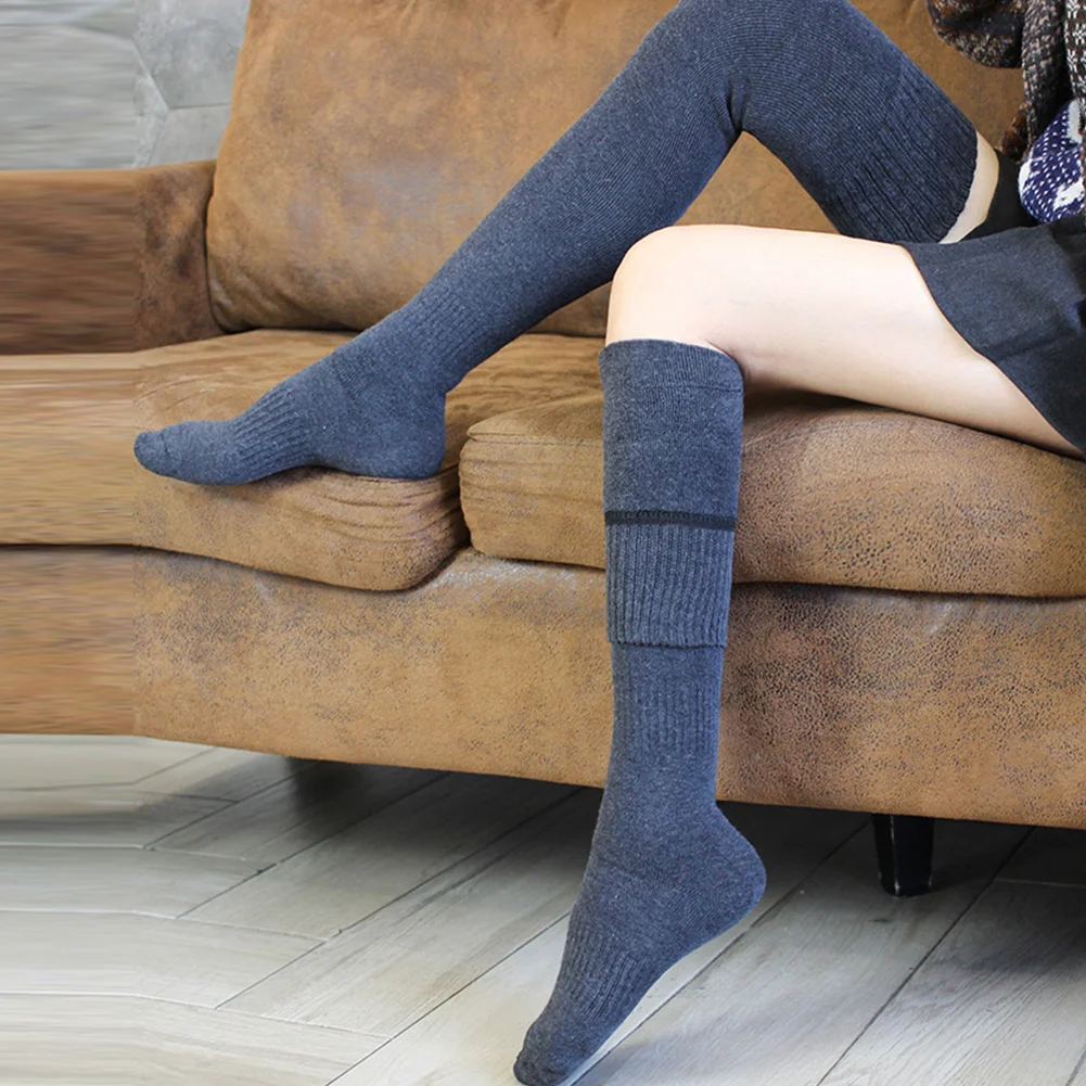 

Thigh High Over The Knee High Socks For Women Long Stockings Cute Kawaii Thick Leg Warmers Cotton Tall Tube Girl Sock