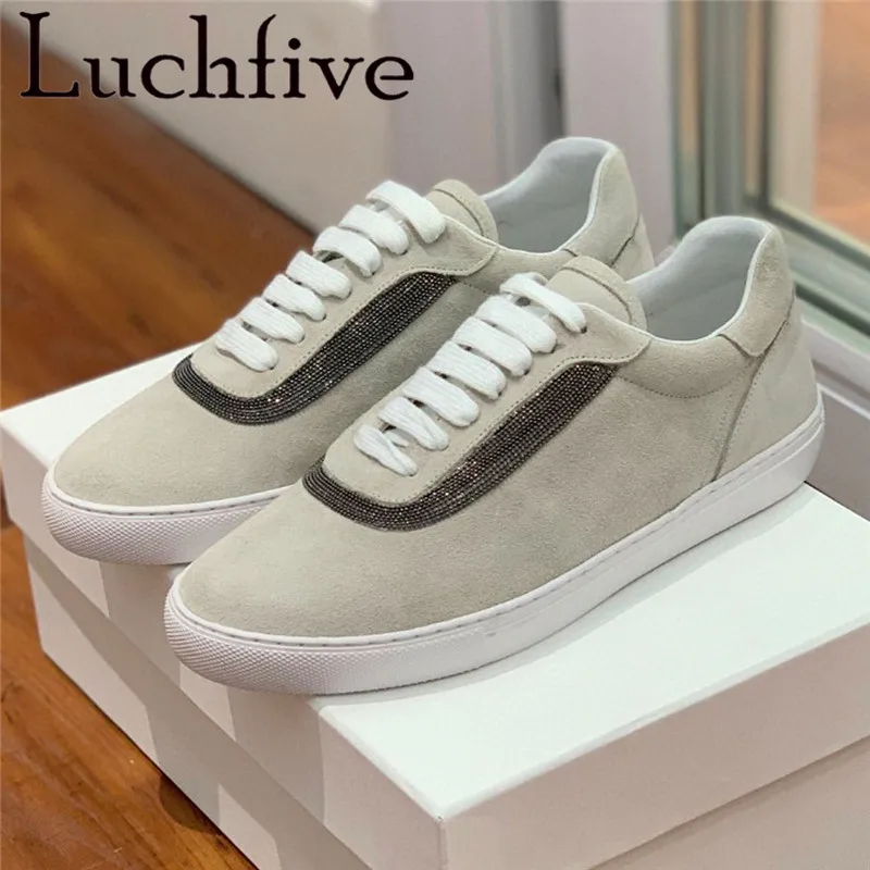 High Quality Cow Suede Patchwork Flats Shoes Women Lace Up Round Toe Shoes 2022 Spring Autumn Casual Walking Shoes
High Quality Cow Suede Patchwork Flats Shoes Women Lace Up Round Toe Shoes 2022 Spring Autumn Casual Walking Shoes