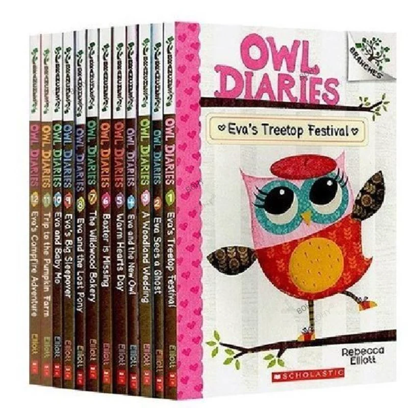 17PCS/Set Owl Diaries English Picture Book Kids Early Education Childhood Learning Writing Diary 6-12 Years
17PCS/Set Owl Diaries English Picture Book Kids Early Education Childhood Learning Writing Diary 6-12 Years
