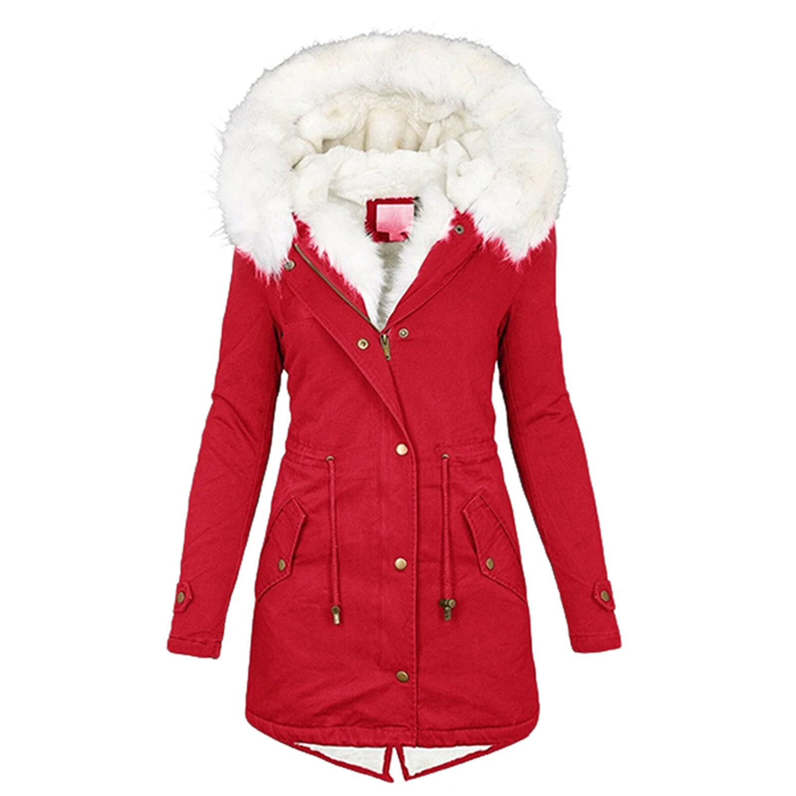 Women's Fleece Coat Fashion Hooded Cardigan Casual Long Sleeve Warming Outwear For Autumn Winter
Women's Fleece Coat Fashion Hooded Cardigan Casual Long Sleeve Warming Outwear For Autumn Winter