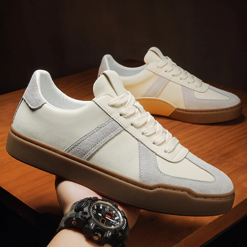 Mens Shoes lace up Fashion White genuine Leather Sneakers Men Casual Shoes Male Sneakers Black Skateboard Shoes men Homme
Mens Shoes lace up Fashion White genuine Leather Sneakers Men Casual Shoes Male Sneakers Black Skateboard Shoes men Homme