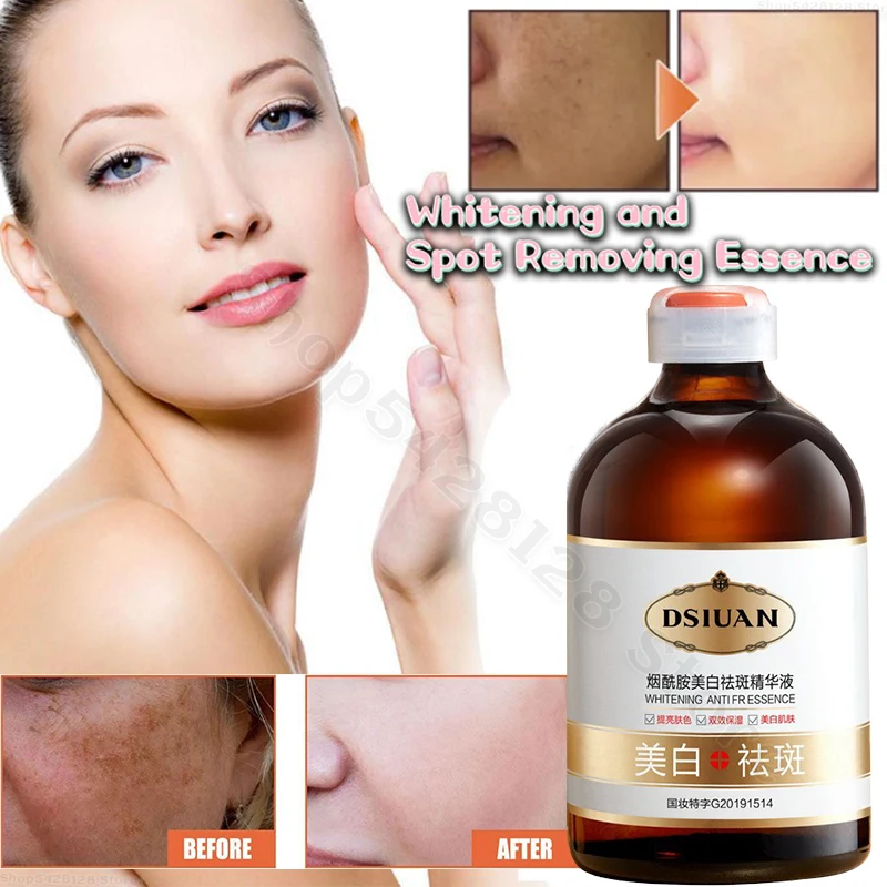 Whitening and Freckle Removing Essence Moisturizing Deep Penetration Skin Shrinking Pore Essence Facial Skin Care Products
Whitening and Freckle Removing Essence Moisturizing Deep Penetration Skin Shrinking Pore Essence Facial Skin Care Products