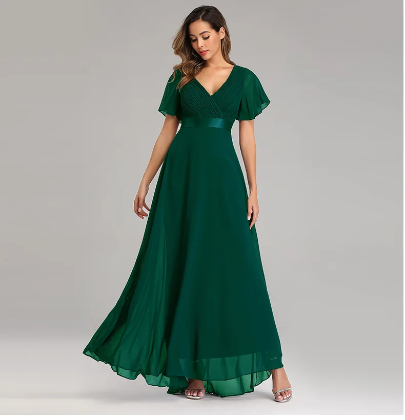 New Style Women V-Neck Chiffon Dress Wedding Evening Party Long Dress Elegant Party Red Dresses For Women, Plus Size 17 Mallzona S6fb4e98fa0d74326beb5388fdb20afb2W New Style Women V-Neck Chiffon Dress Wedding Evening Party Long Dress Elegant Party Red Dresses For Women, Plus Size Mallzona