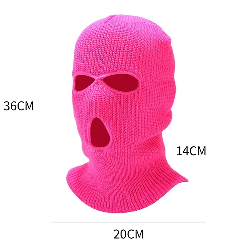 Winter Thermal Knitted Ski Mask with Embroidery 16 S6fb4f536284341dfa3d52023854bdf48Y