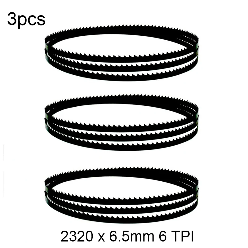 2320 x 6.5mm 6 TPI Bandsaw Blades Woodworking Tools Accessories Wood Cutting 3pcs
2320 x 6.5mm 6 TPI Bandsaw Blades Woodworking Tools Accessories Wood Cutting 3pcs