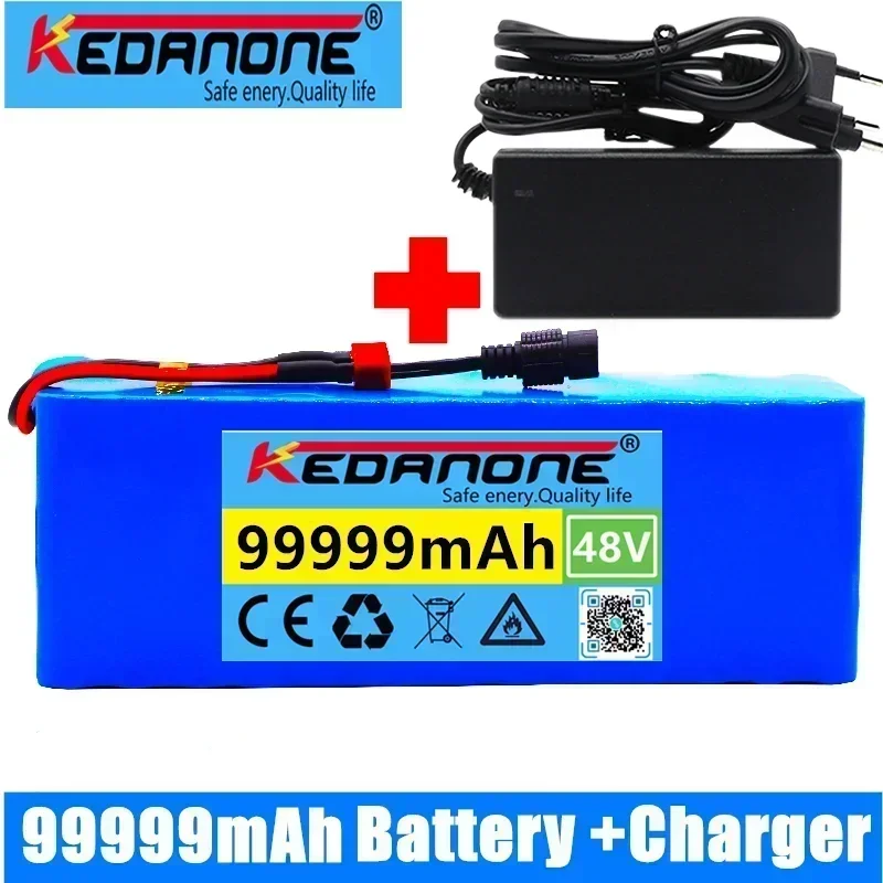 

48v lithium ion battery 48v 99Ah 1000w 13S3P Lithium ion Battery Pack For 54.6v E-bike Electric bicycle Scooter with BMS+charger
