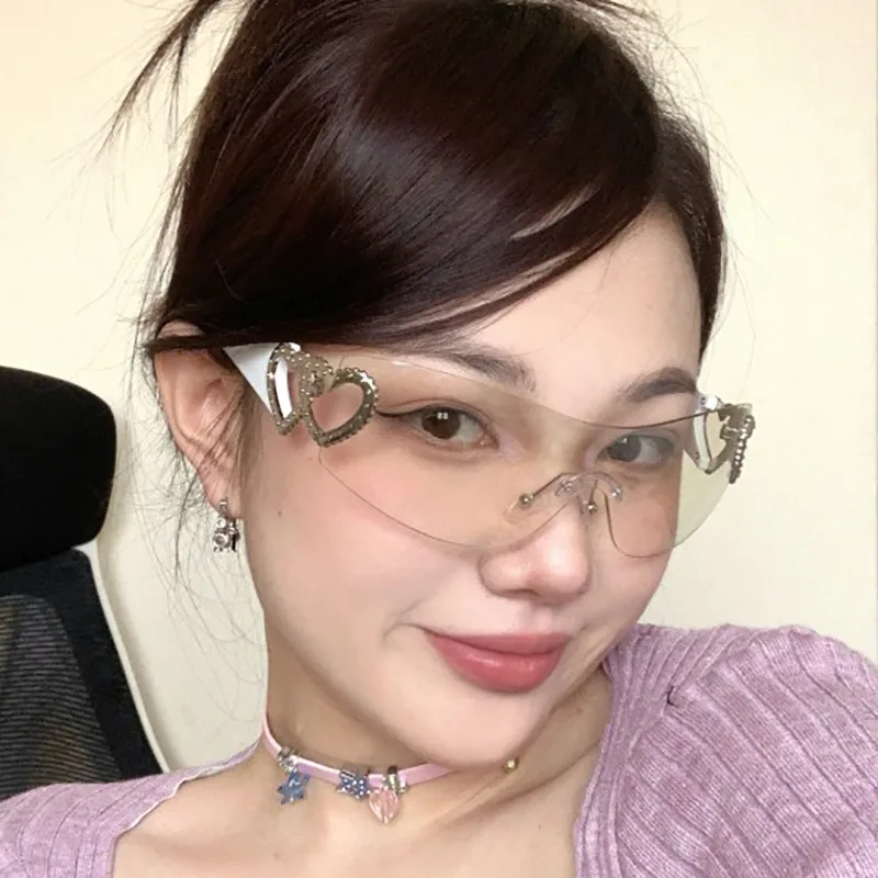Fashion Rimless Y2k Women's Sunglasses Trendy Streetwear Y2k Style Summer Accessories UV400 Protection Eyewear Unisex Glasses
Fashion Rimless Y2k Women's Sunglasses Trendy Streetwear Y2k Style Summer Accessories UV400 Protection Eyewear Unisex Glasses