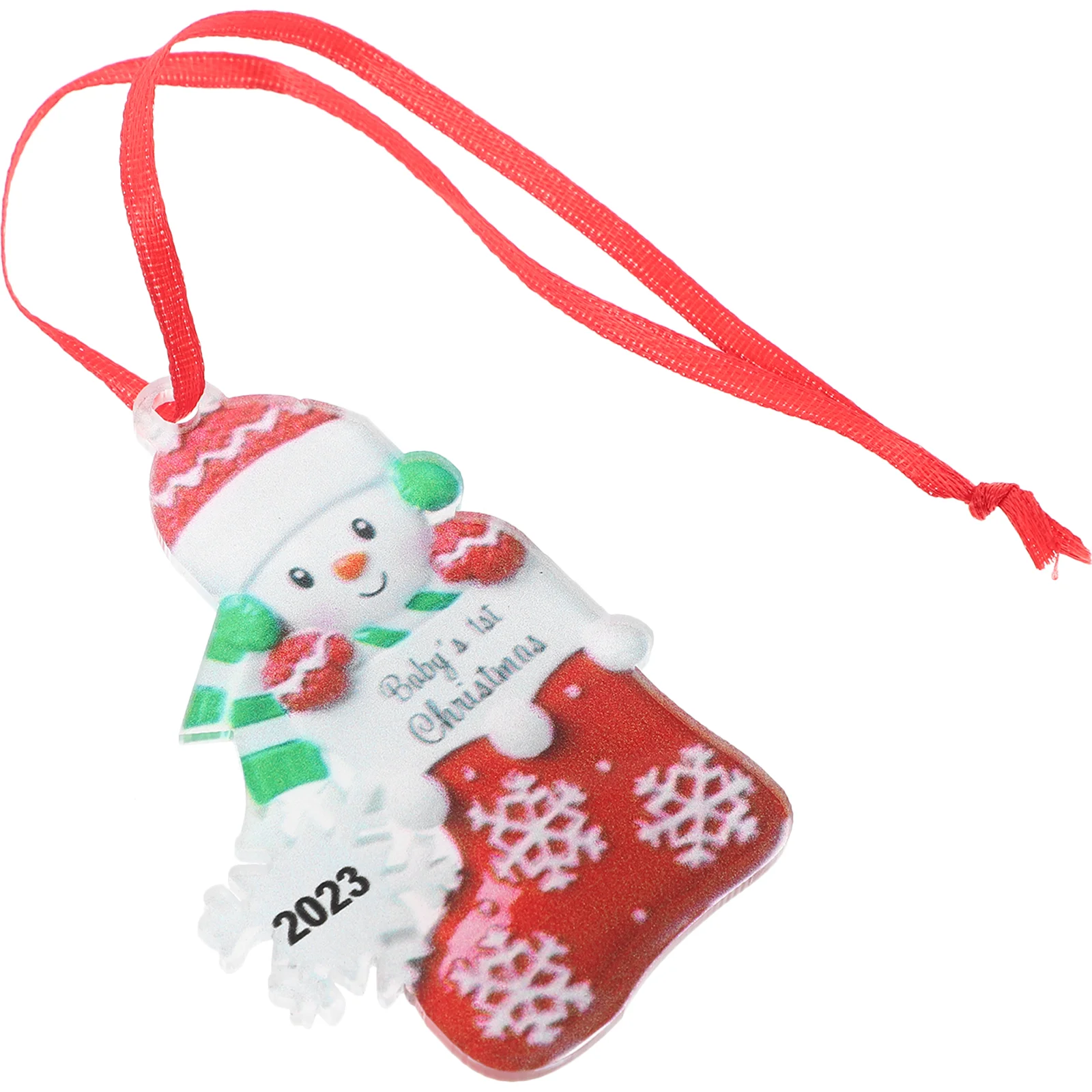 Christmas Tree Hanging Snowman Decoration Lovely Baby's First Xmas Themed Hanging Ornament
Christmas Tree Hanging Snowman Decoration Lovely Baby's First Xmas Themed Hanging Ornament