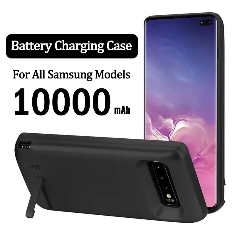 

10000mAh Power Case For Samsung Galaxy Note 20 Ultra 8 9 10 S8 S9 S10 S20 S21 S22 Plus Ultra S10e battery charger case PowerBank