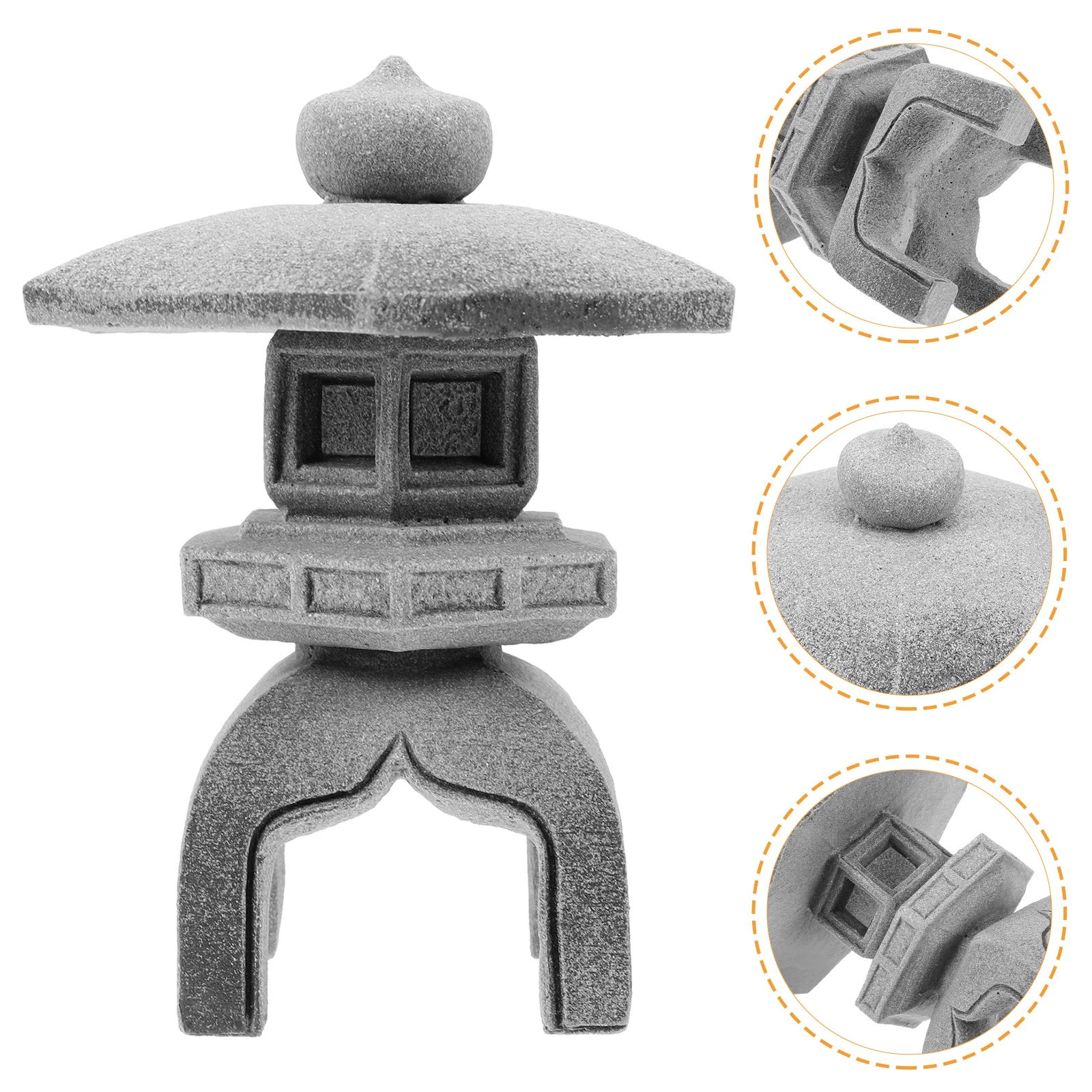 Stone Lantern Mini Garden Ornaments Decorations Pagoda Statue Micro Landscape Pavilion Fairy
Stone Lantern Mini Garden Ornaments Decorations Pagoda Statue Micro Landscape Pavilion Fairy