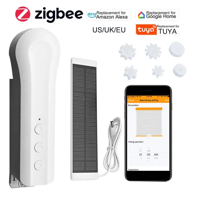 Tuya Zigbee Control Smart Blinds Drive Motor Tuya Motorized Chain Roller Control Shade Shutter Drive Motor Replacement Alexa
Tuya Zigbee Control Smart Blinds Drive Motor Tuya Motorized Chain Roller Control Shade Shutter Drive Motor Replacement Alexa