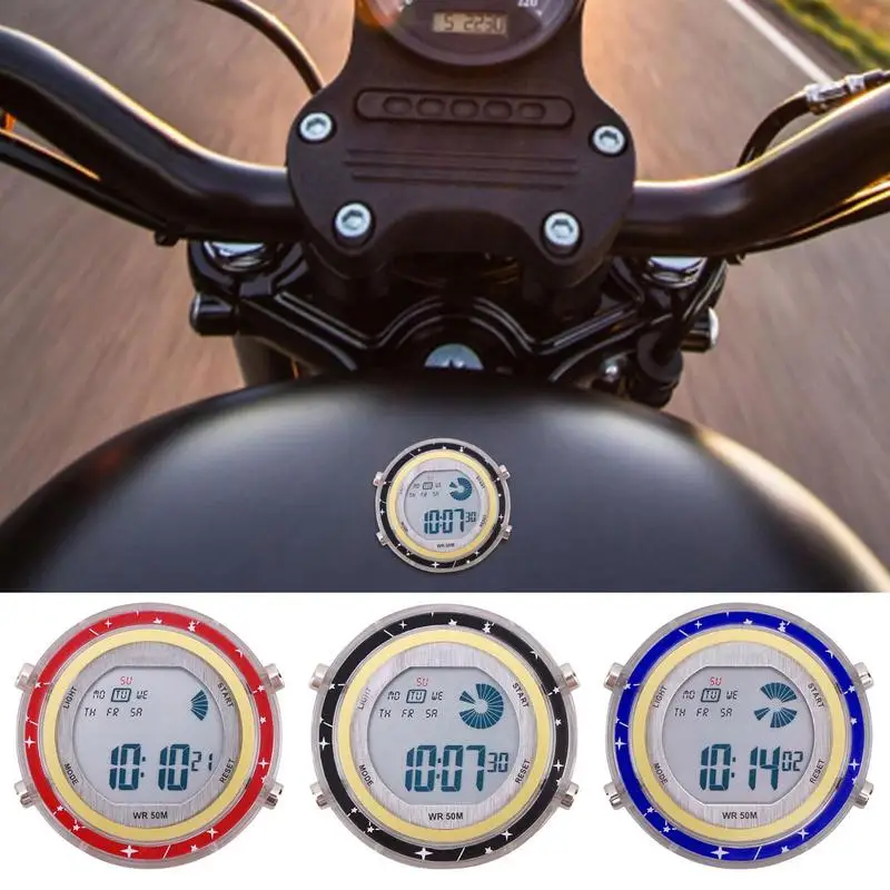 Motorcycle Digital Clock Multi-functional Waterproof Digital Display Clock Stick-On Motorbike Mount Watch Motorcycle Styling
Motorcycle Digital Clock Multi-functional Waterproof Digital Display Clock Stick-On Motorbike Mount Watch Motorcycle Styling