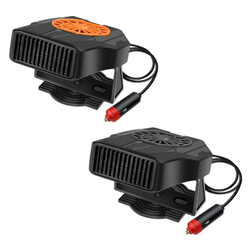 

Car Heater Automatic Hot Air Blower Electric Fan Windshield Dryer Defogging Demister Defroster Rotation Powerful 12V/24V