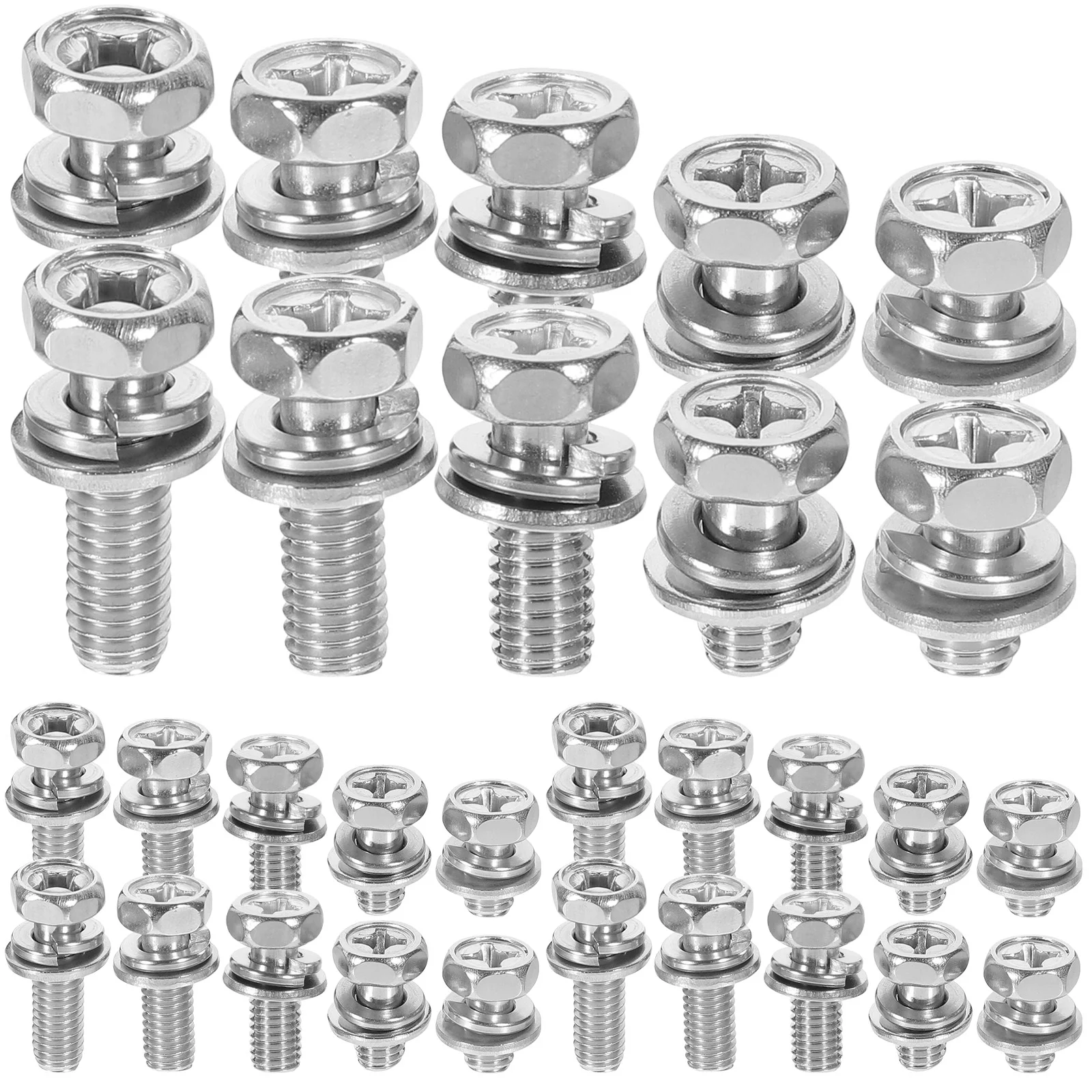 Cross Recessed Bolt Motorcycle Terminal Bolts Screws Nuts Storage Machine Stainless Steel and
Cross Recessed Bolt Motorcycle Terminal Bolts Screws Nuts Storage Machine Stainless Steel and