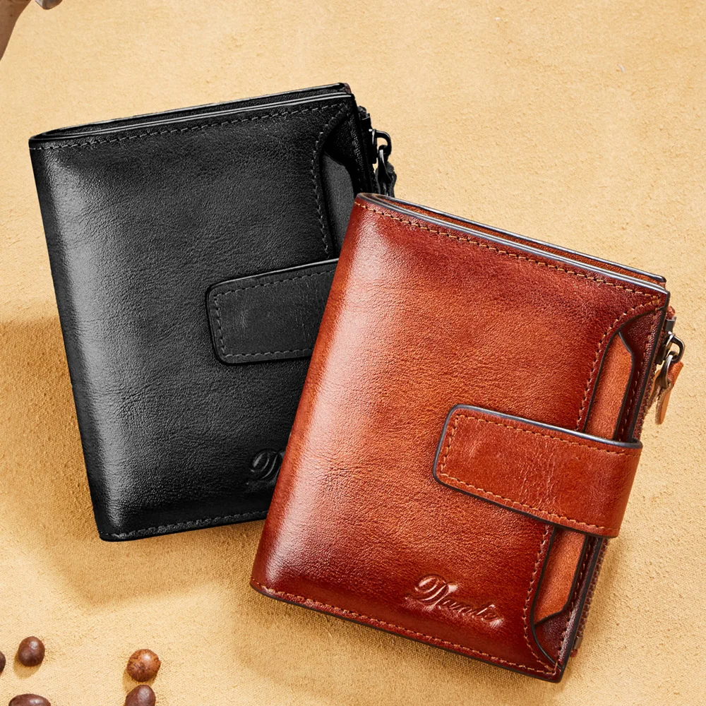 Men's retro leisure wallet, 100% genuine leather, RFID anti-theft swipe card, large capacity zipper multifunctional zero wallet
Men's retro leisure wallet, 100% genuine leather, RFID anti-theft swipe card, large capacity zipper multifunctional zero wallet