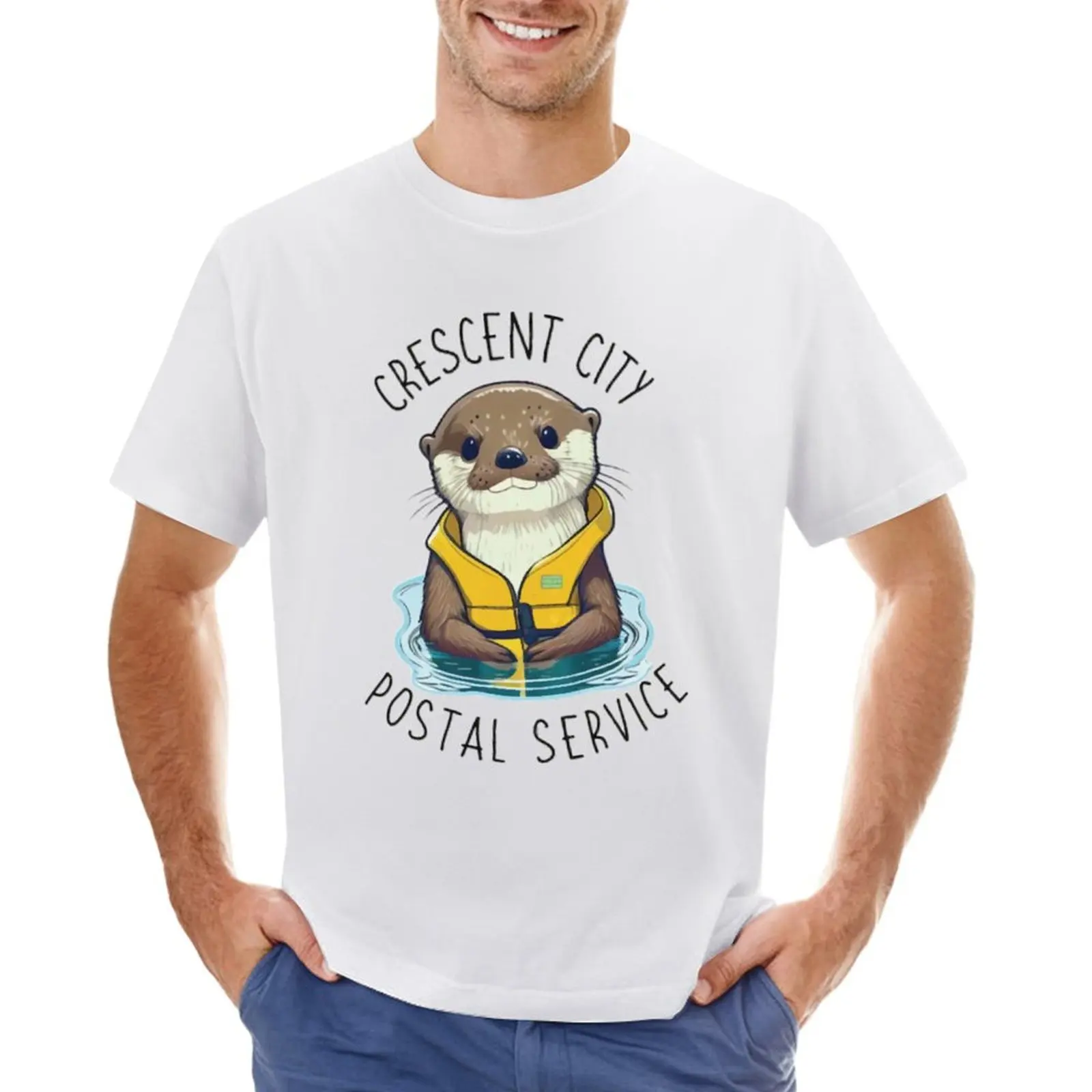 Crescent City Postal Service Otter T-shirt vintage clothes animal prinfor boys summer tops plain white t shirts men
Crescent City Postal Service Otter T-shirt vintage clothes animal prinfor boys summer tops plain white t shirts men