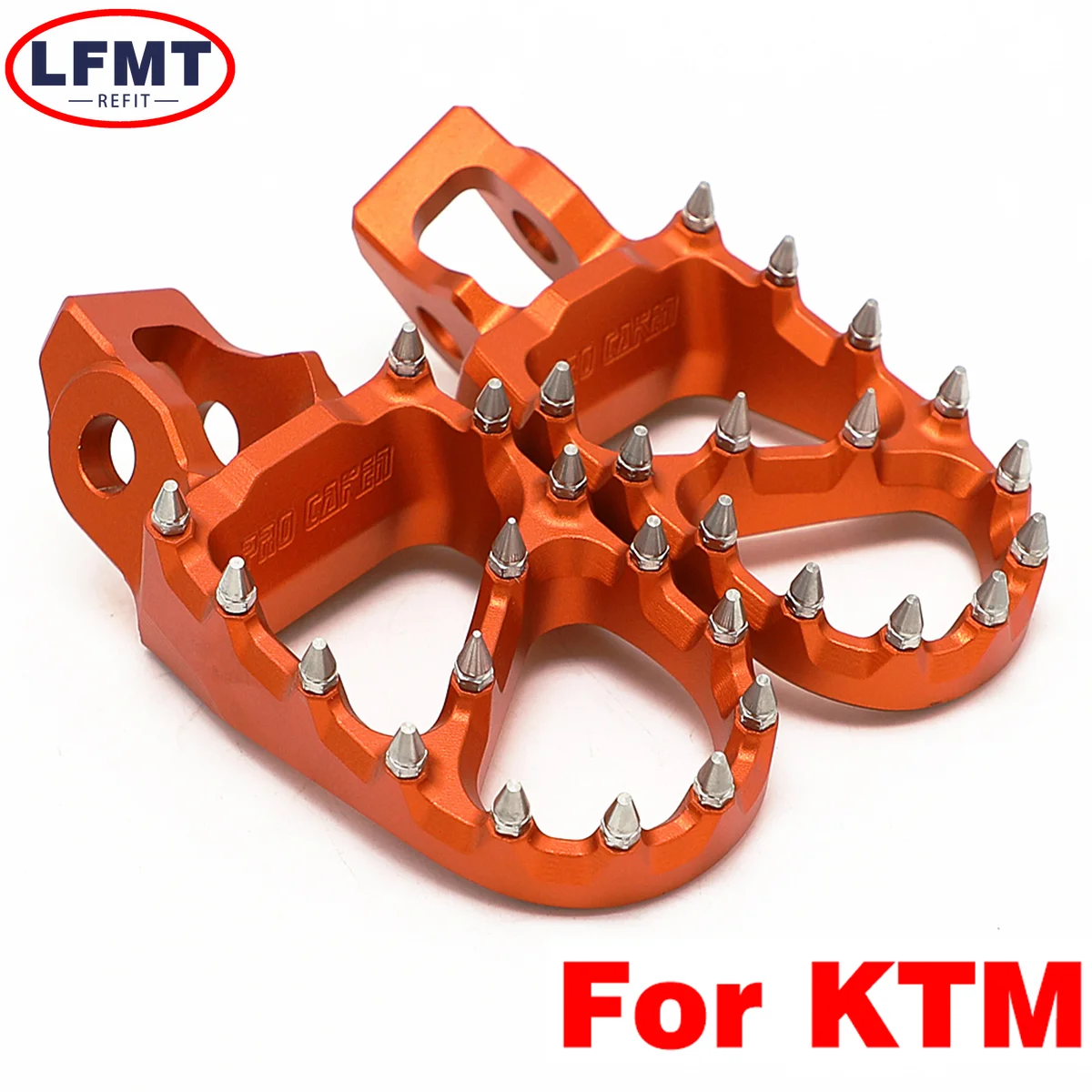 

For KTM EXC EXCF XC XCF SX SXF GasGas MC EX EC ECF Husqvarna FC FE TX FX TC 2016-2023 Foot Pegs FootRest Footpegs Rests Pedals