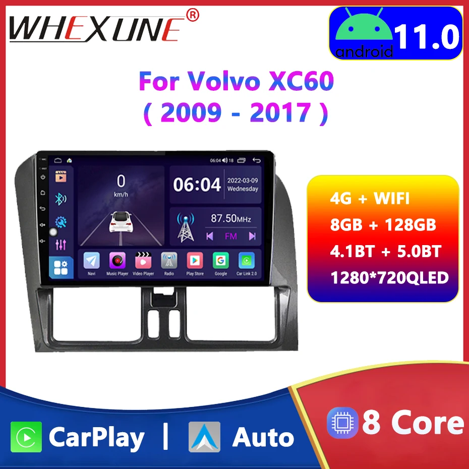 Android Auto Car Radio Multimedia Video Player GPS Navigator Carplay For Volvo XC60 2009 2010 2011 2012 2013 2014 2015 2016 2017
Android Auto Car Radio Multimedia Video Player GPS Navigator Carplay For Volvo XC60 2009 2010 2011 2012 2013 2014 2015 2016 2017