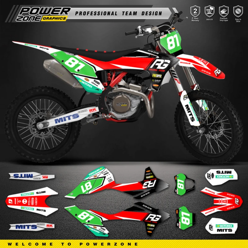 

PowerZone Custom Team Graphics Backgrounds Decals For 3M Stickers Kit For GASGAS GAS GAS 2021 2022 2023 EC MC 40