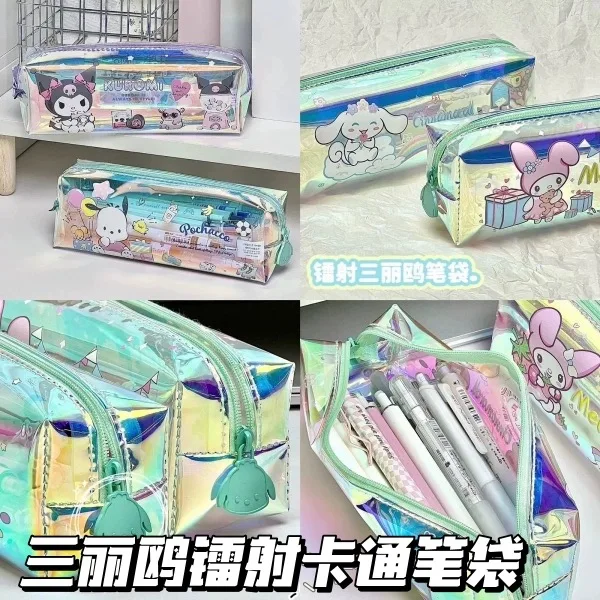 Kawaii Pochacco Kuromi Melody Cinnamoroll Stationery Bag Anime Cartoon Cute Large Capacity Waterproof Multi-functional Pen Bag
Kawaii Pochacco Kuromi Melody Cinnamoroll Stationery Bag Anime Cartoon Cute Large Capacity Waterproof Multi-functional Pen Bag