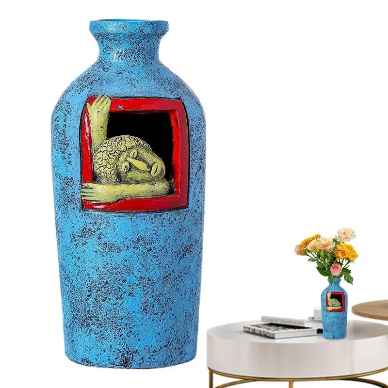 Resin Flower Vase artistic Vase Imitation Flower Pot Decoration Vases For Flowers Tabletop Decorative Vase Creative Centerpiece
Resin Flower Vase artistic Vase Imitation Flower Pot Decoration Vases For Flowers Tabletop Decorative Vase Creative Centerpiece