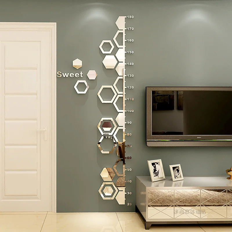 Acrylic Mirror Height Measure Wall Sticker for Kids Bedroom Growth Chart Nursery Room Decor Wall Art Mirror Wallpaper
Acrylic Mirror Height Measure Wall Sticker for Kids Bedroom Growth Chart Nursery Room Decor Wall Art Mirror Wallpaper