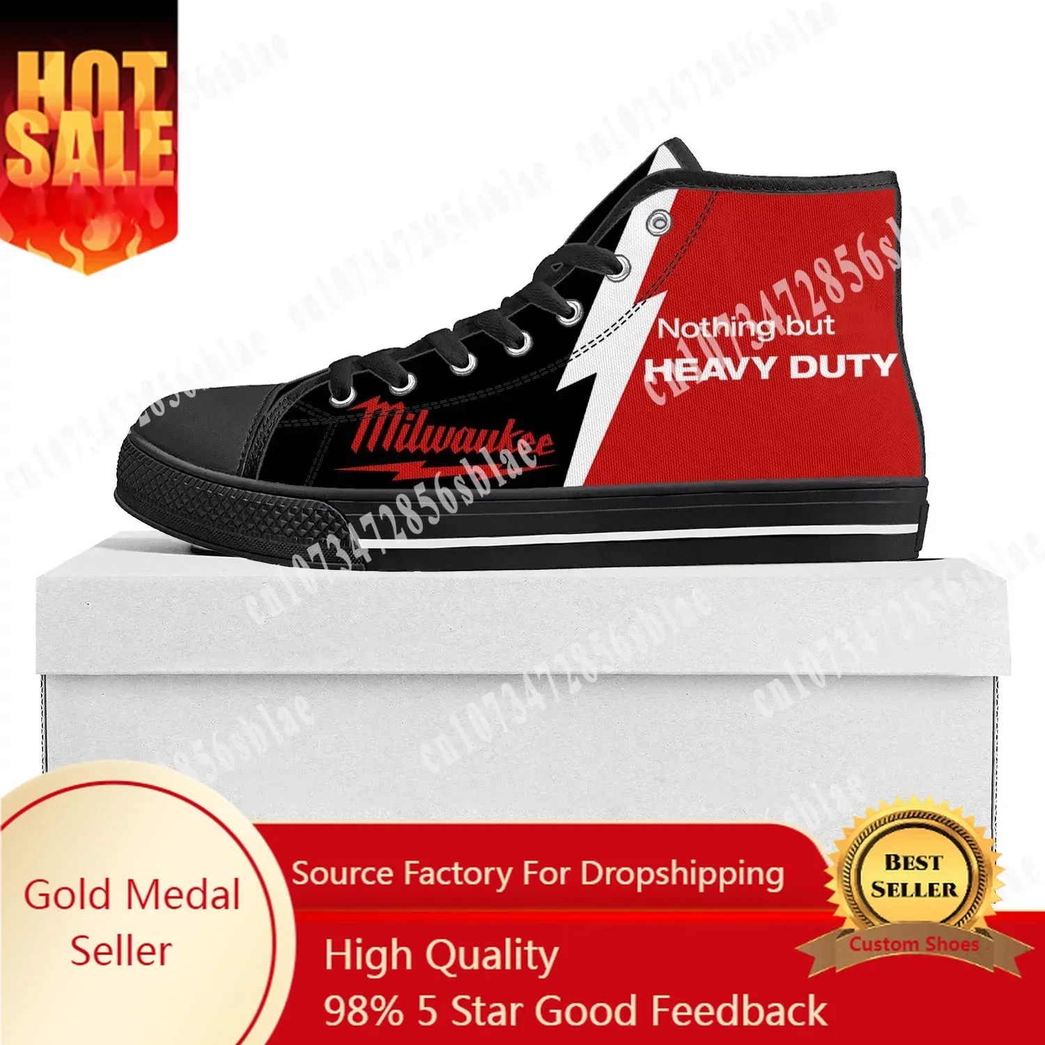 

Nothing but HEAVY DUTY High Top High Quality Sneakers Mens Womens Canvas Sneaker Casual Custom Made Shoes Customize DIY Shoe