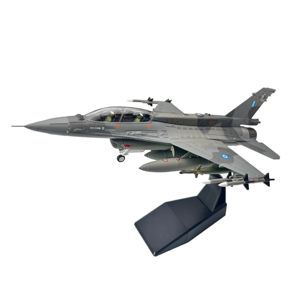 

1/72 Scale Hellenic F-16D Mira Ghost BLOCK 50/52 Fighter Fighting Falcon Diecast Metal Plane Aircraft Model Children Gift Toy
