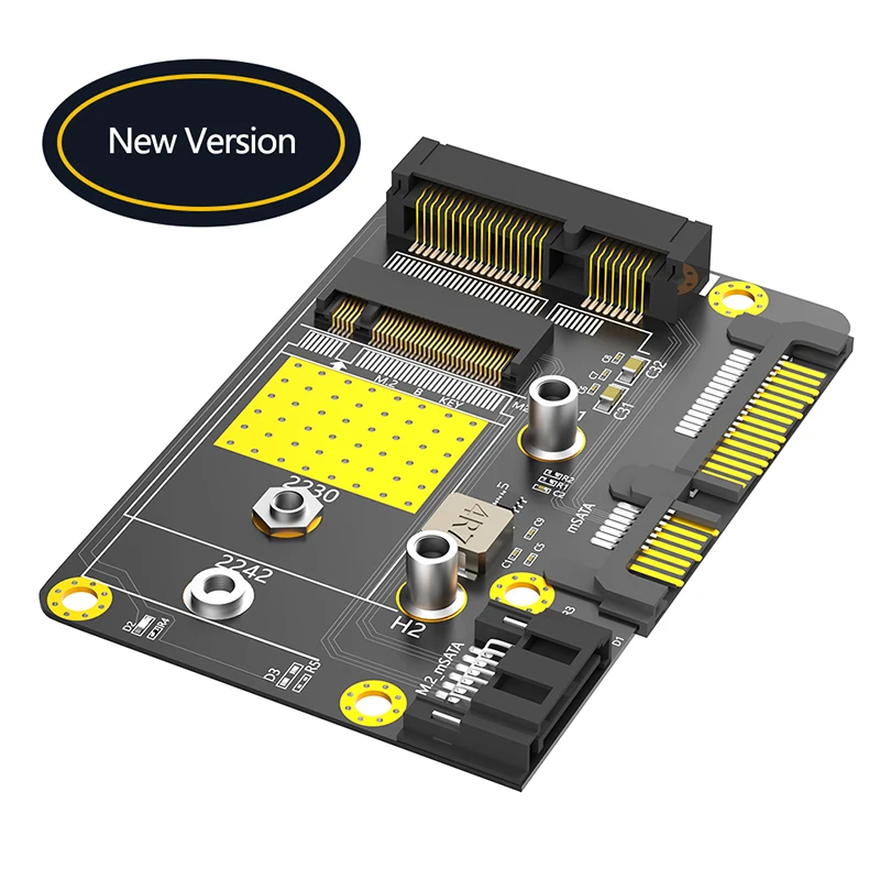 Адаптер SSD mSATA на SATA3.0, переходник NGFF M.2 B ключ на SATA3 6G, плата преобразователя для 2230 2242 M2 SATA SSD, полуразмерный/полноразмерный mSATA SSD
Адаптер SSD mSATA на SATA3.0, переходник NGFF M.2 B ключ на SATA3 6G, плата преобразователя для 2230 2242 M2 SATA SSD, полуразмерный/полноразмерный mSATA SSD