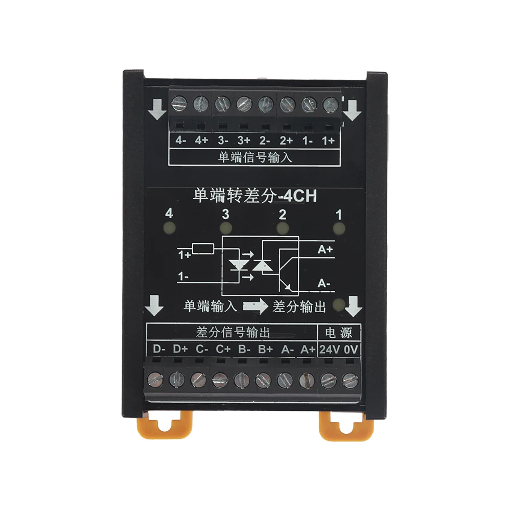 Signal Converter Module Differential to Collector TTL Single-Ended NPN PNP Servo Encoder 2 3 4 Channel 5V to 24V
Signal Converter Module Differential to Collector TTL Single-Ended NPN PNP Servo Encoder 2 3 4 Channel 5V to 24V