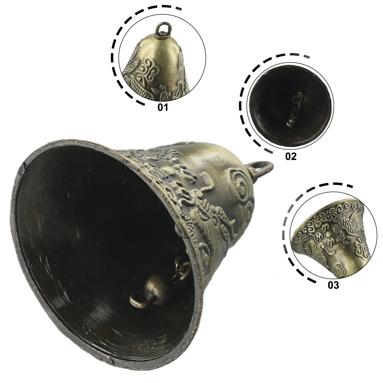 Antique Bells Zinc Alloy Style Grazing Horse Cow Exquisite Sheep Dog Animal Brass Bells Home Room Garden Decoration Supplies
Antique Bells Zinc Alloy Style Grazing Horse Cow Exquisite Sheep Dog Animal Brass Bells Home Room Garden Decoration Supplies