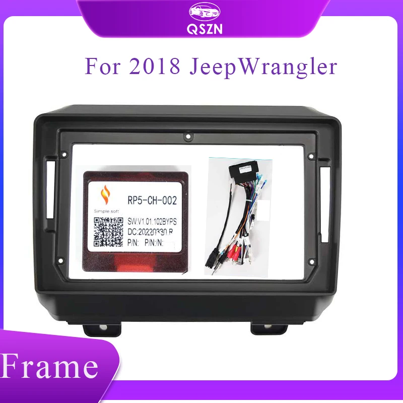 Car Radio Fascia For 2018 Jeep Wrangler DVD Stereo Frame Plate Adapter Mounting Dash Installation Bezel Trim Kit
Car Radio Fascia For 2018 Jeep Wrangler DVD Stereo Frame Plate Adapter Mounting Dash Installation Bezel Trim Kit