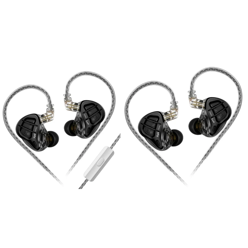 KZ In Ear Earbuds Headphones Hifi Bass Noise Reduction Dynamic Headphones Black (With Microphone Version)
KZ In Ear Earbuds Headphones Hifi Bass Noise Reduction Dynamic Headphones Black (With Microphone Version)