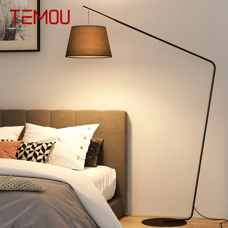 TEMOU Nordic Black Fishing Floor Lamp Modern Family Living Room Beside The Sofa Creative LED Decorative Standing Light
TEMOU Nordic Black Fishing Floor Lamp Modern Family Living Room Beside The Sofa Creative LED Decorative Standing Light